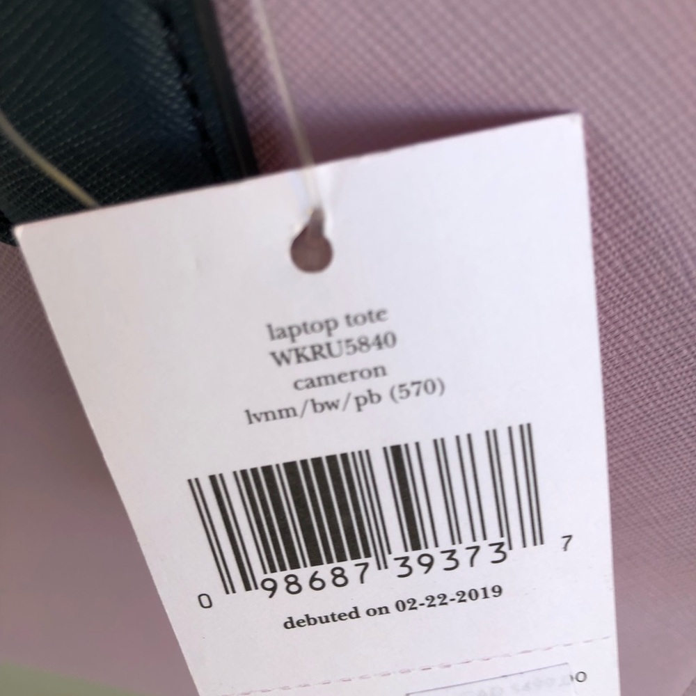 NWT kate spade triple compartment laptop tote - Picture 5 of 8